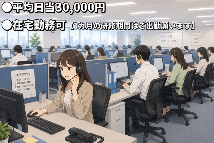 株式会社MAGOKOROの業務委託 営業・営業アシスタント 在宅 副業 平日だけ 土日OK スキマ時間OK 時間・曜日自由の求人情報イメージ1